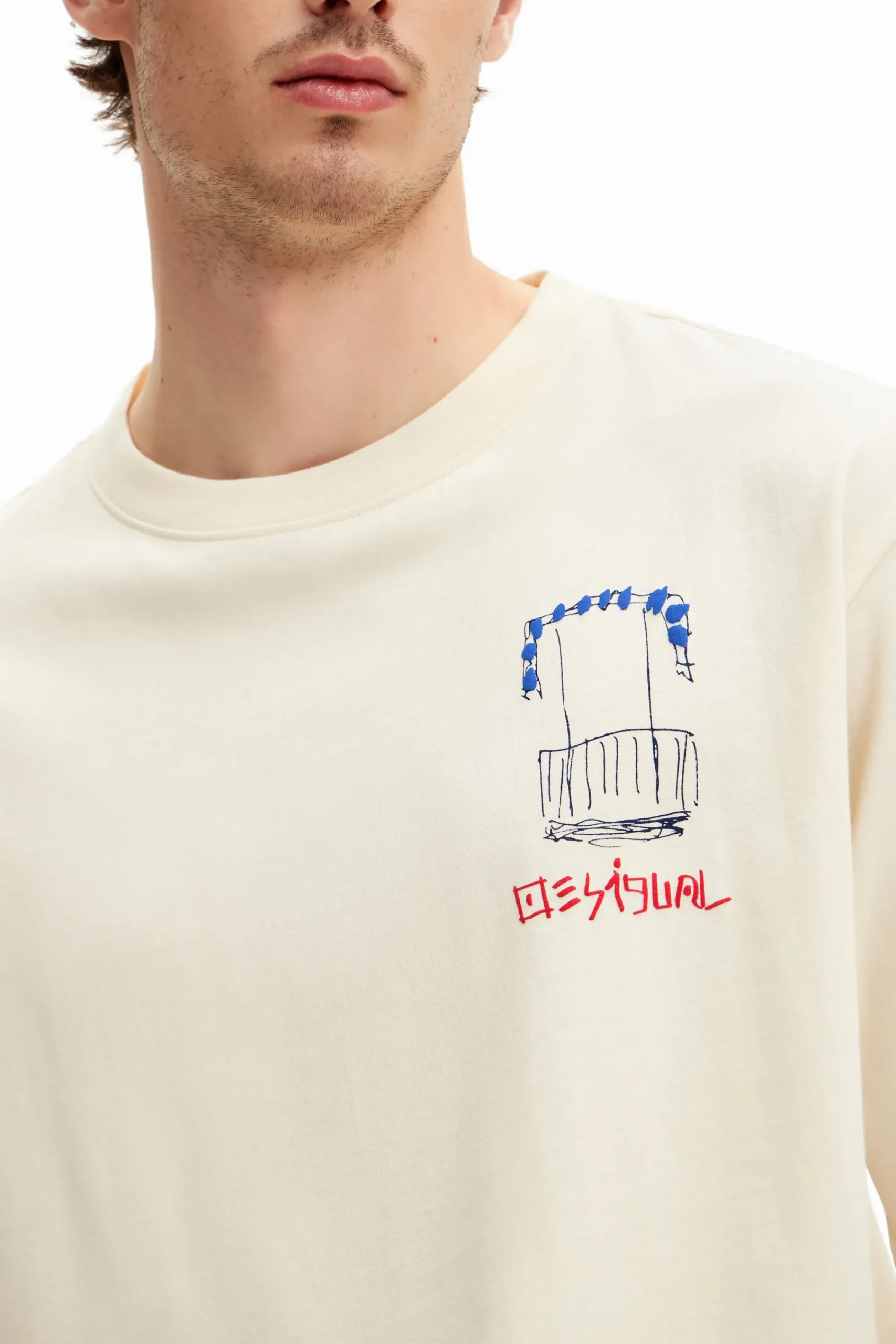 Camisetas-Desigual Camiseta con ilustración