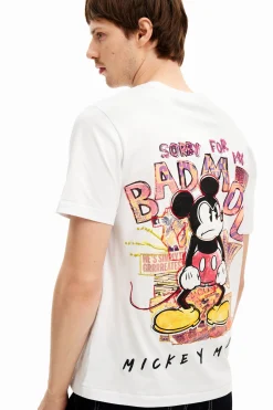 Camisetas-Desigual Camiseta de manga corta Mickey Mouse y frase