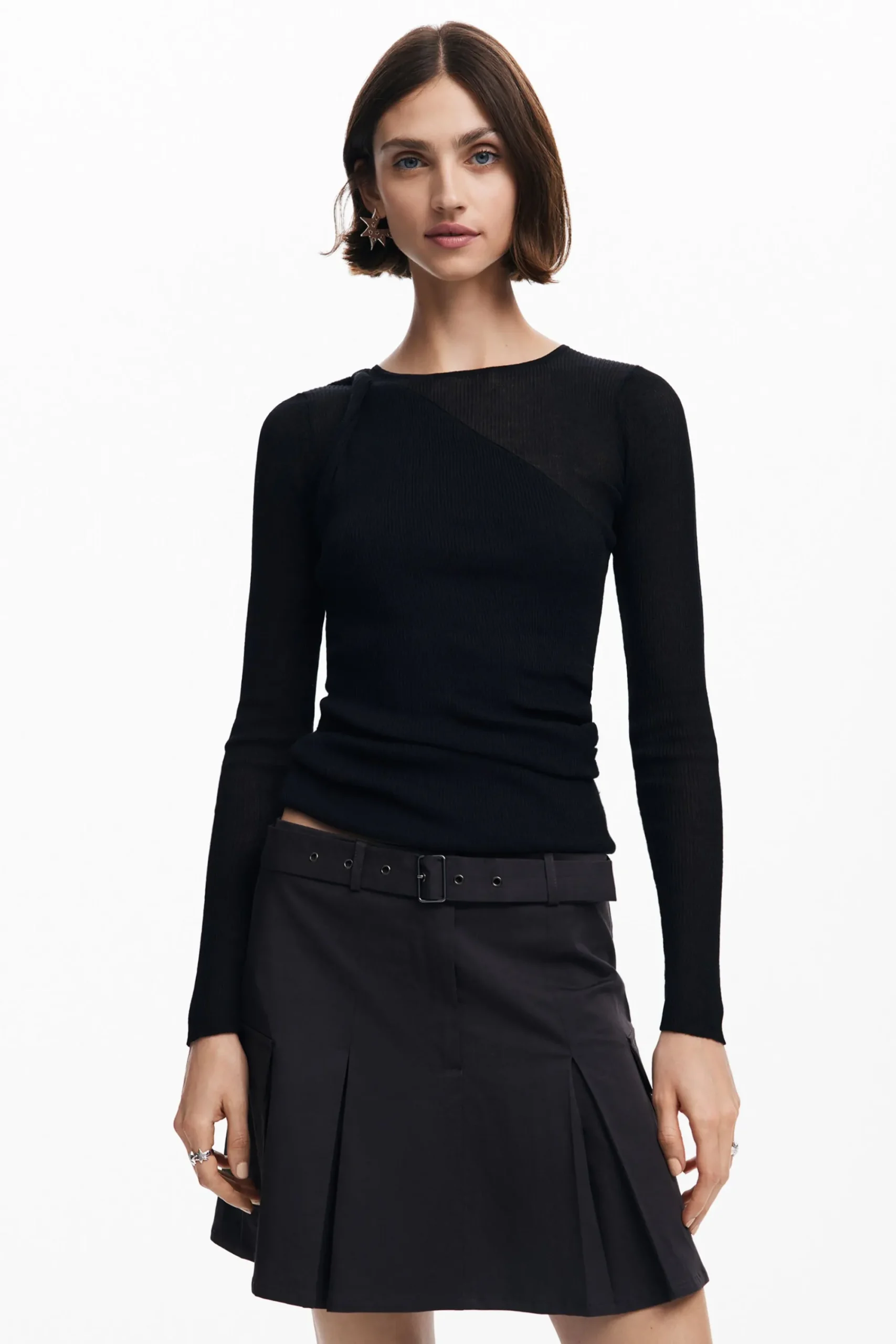 Ropa De Punto|Camisas Y Blusas-Desigual Camiseta de punto