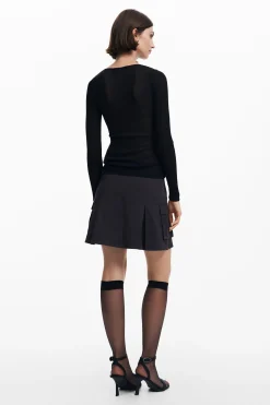 Ropa De Punto|Camisas Y Blusas-Desigual Camiseta de punto