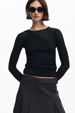 Ropa De Punto|Camisas Y Blusas-Desigual Camiseta de punto