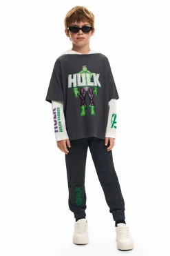 Camisetas Y Camisas-Desigual Camiseta doble manga Hulk