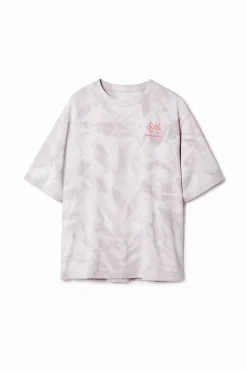 Camisetas-Desigual Camiseta efecto difuminado estampada