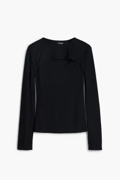 Camisetas-Desigual Camiseta escote cutout Maitrepierre