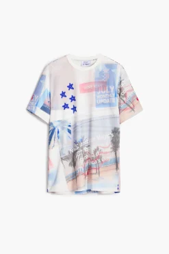Camisetas-Desigual Camiseta estampada American Magic