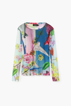 Camisas Y Blusas|Camisetas-Desigual Camiseta estampada M. Christian Lacroix