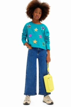 Camisetas Y Camisas-Desigual Camiseta estrellas de colores