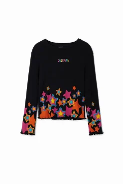 Camisetas Y Camisas-Desigual Camiseta estrellas