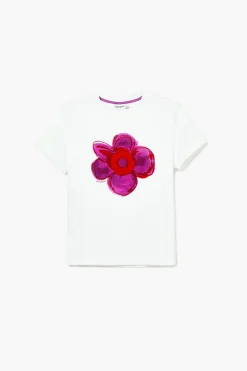Camisas Y Blusas|Camisetas-Desigual Camiseta flor