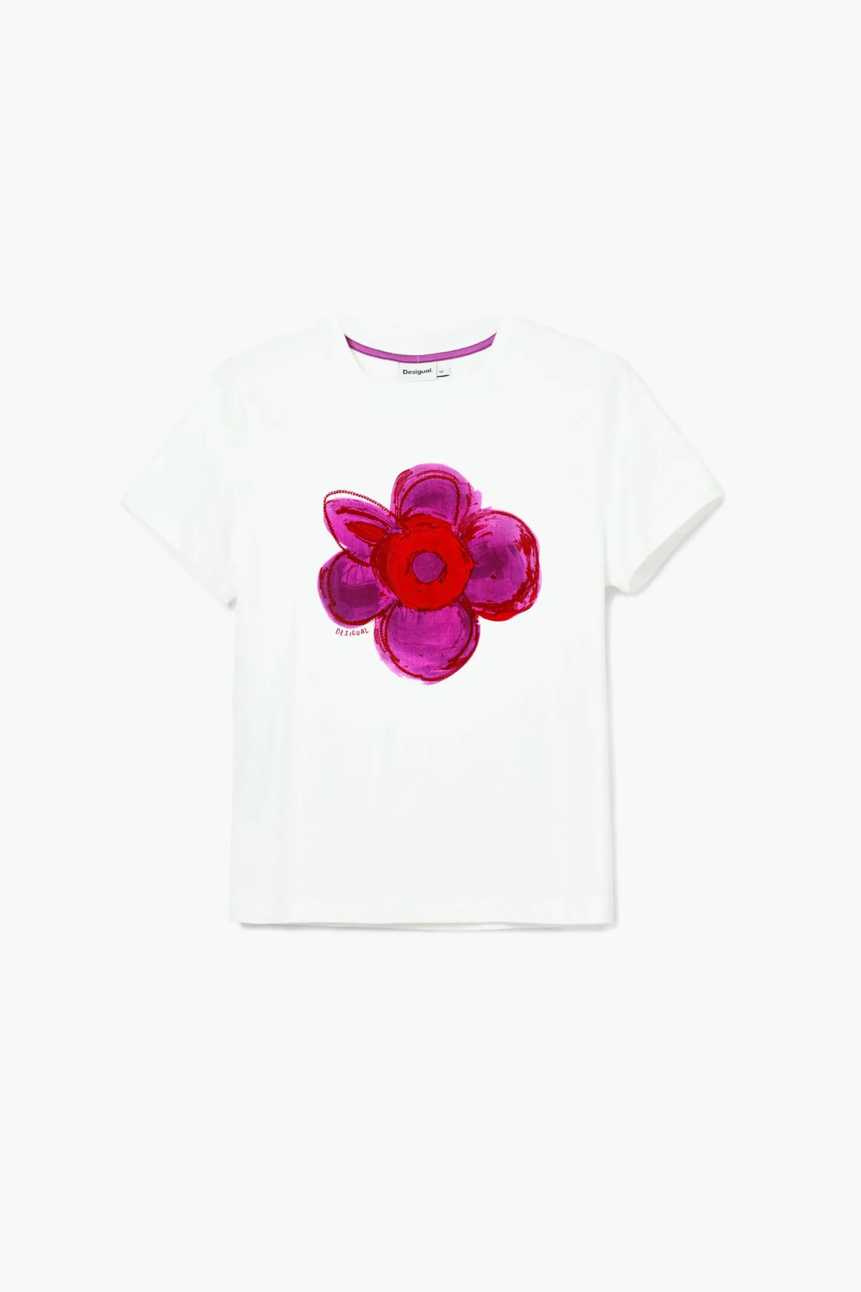 Camisas Y Blusas|Camisetas-Desigual Camiseta flor