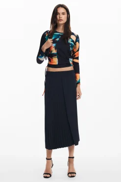 Camisas Y Blusas|Camisetas-Desigual Camiseta flores