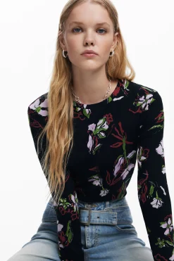 Camisas Y Blusas|Camisetas-Desigual Camiseta flores