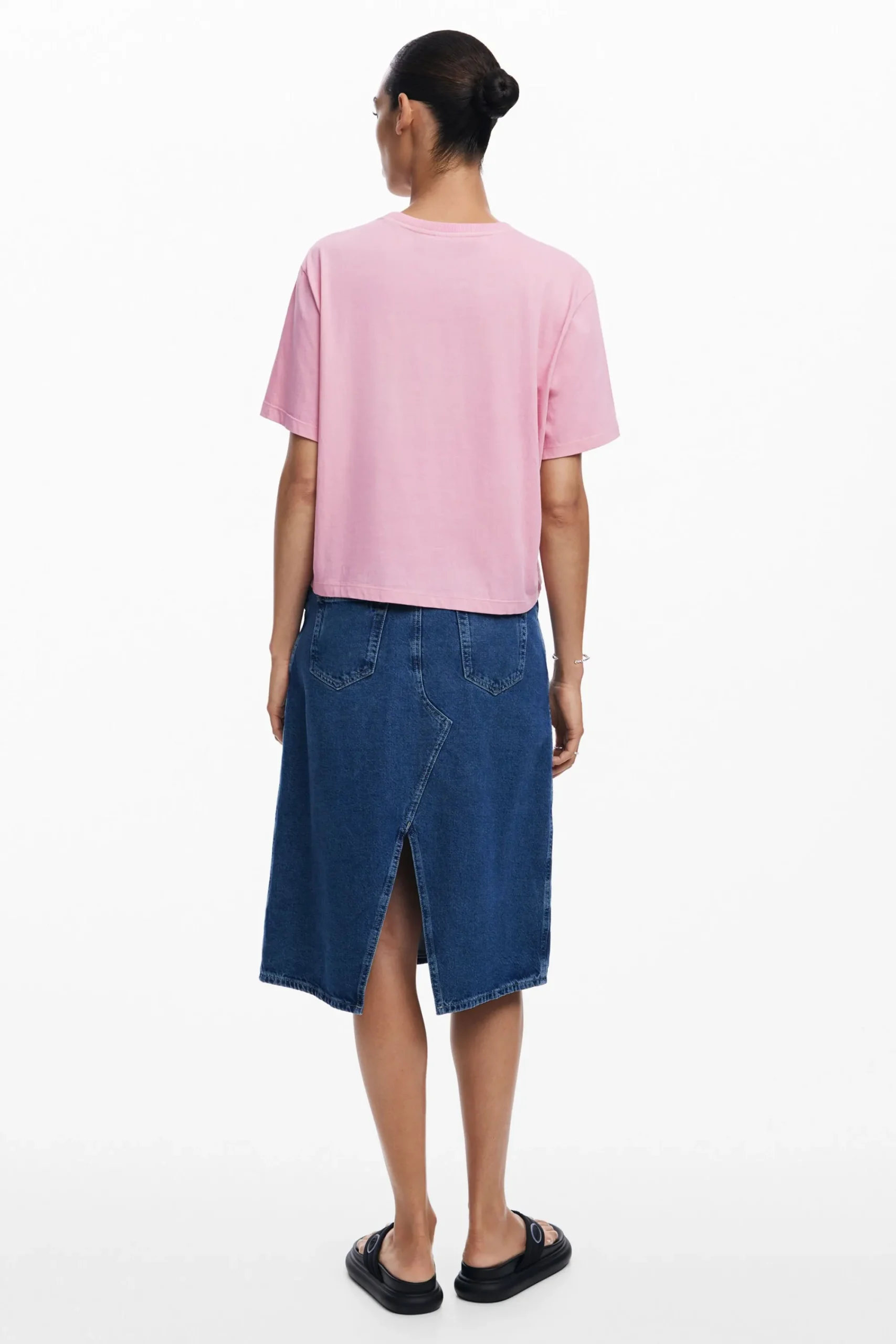Camisas Y Blusas|Camisetas-Desigual Camiseta flores bordadas