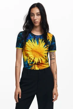 Camisas Y Blusas|Camisetas-Desigual Camiseta girasoles