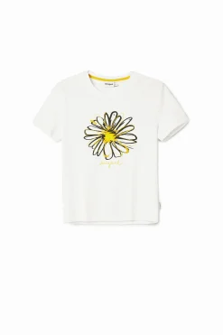 Camisas Y Blusas|Camisetas-Desigual Camiseta ilustración margarita
