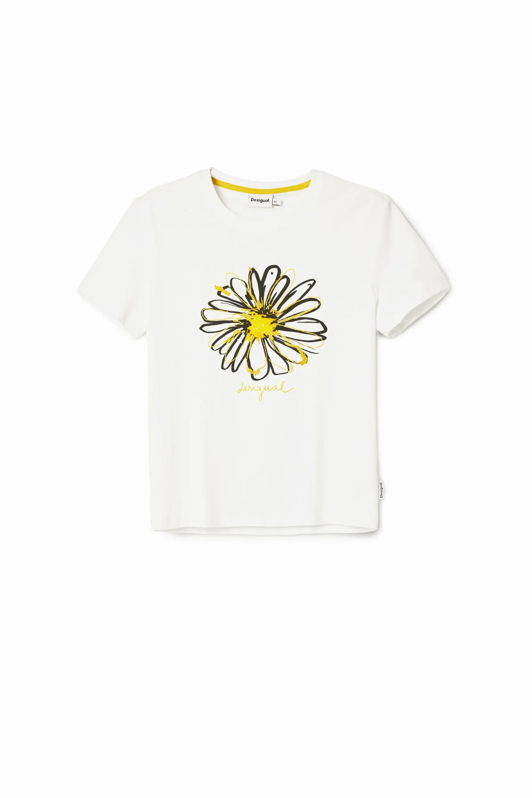 Camisas Y Blusas|Camisetas-Desigual Camiseta ilustración margarita