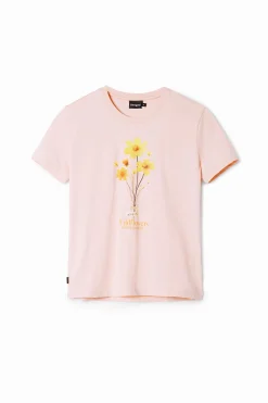 Camisas Y Blusas|Camisetas-Desigual Camiseta ilustración margarita