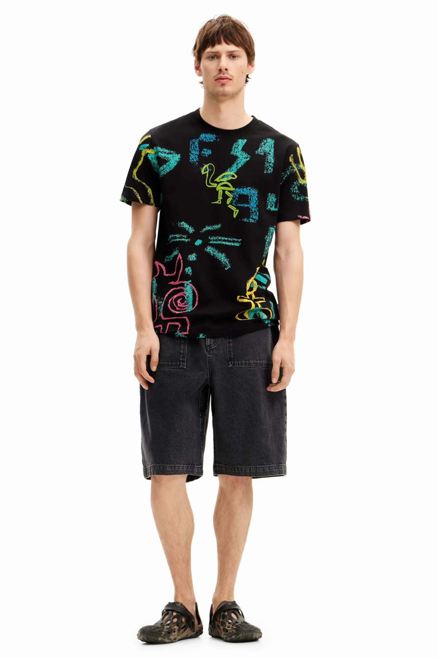 Camisetas-Desigual Camiseta ilustraciones