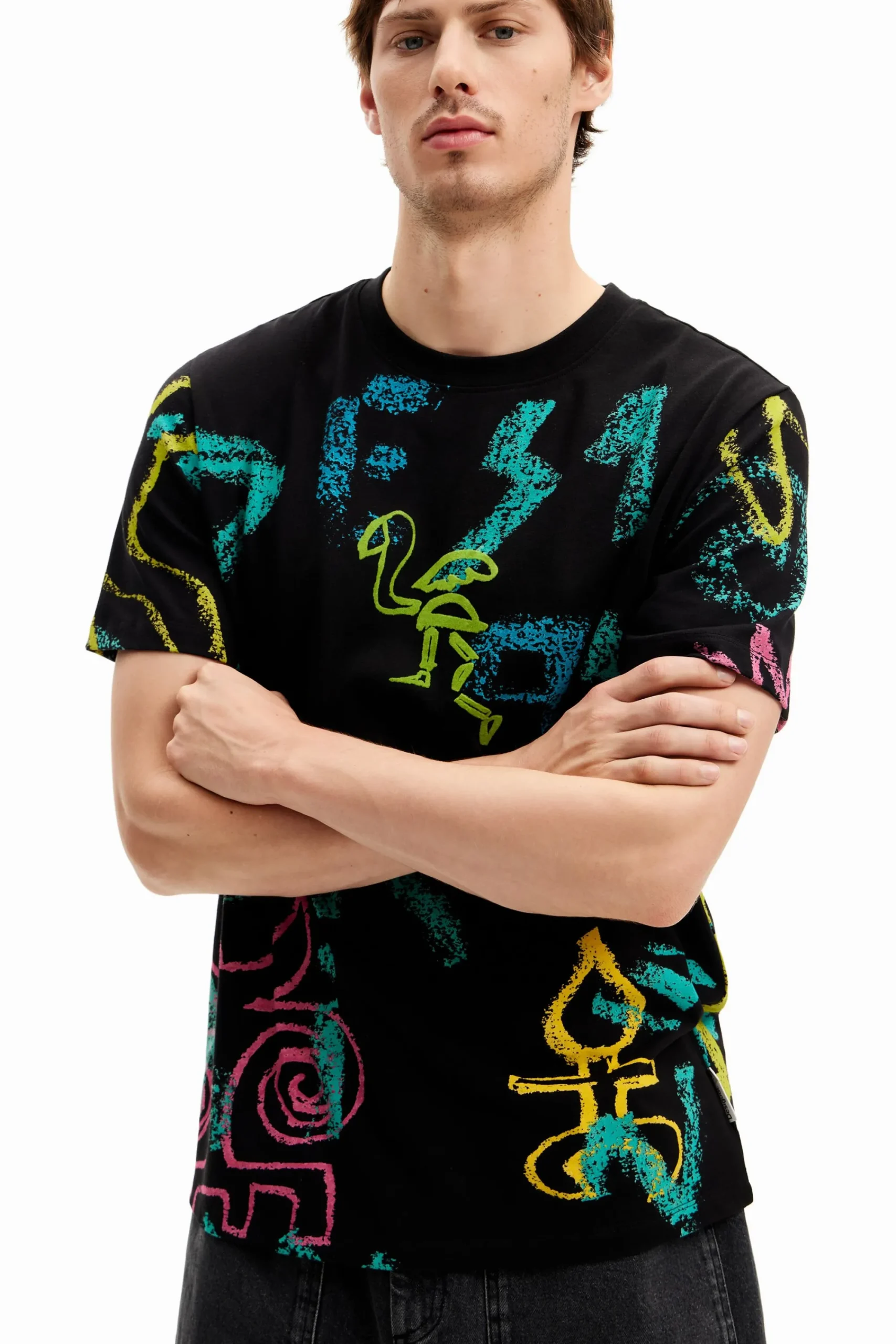 Camisetas-Desigual Camiseta ilustraciones