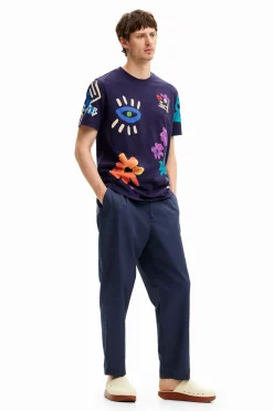 Camisetas-Desigual Camiseta ilustraciones