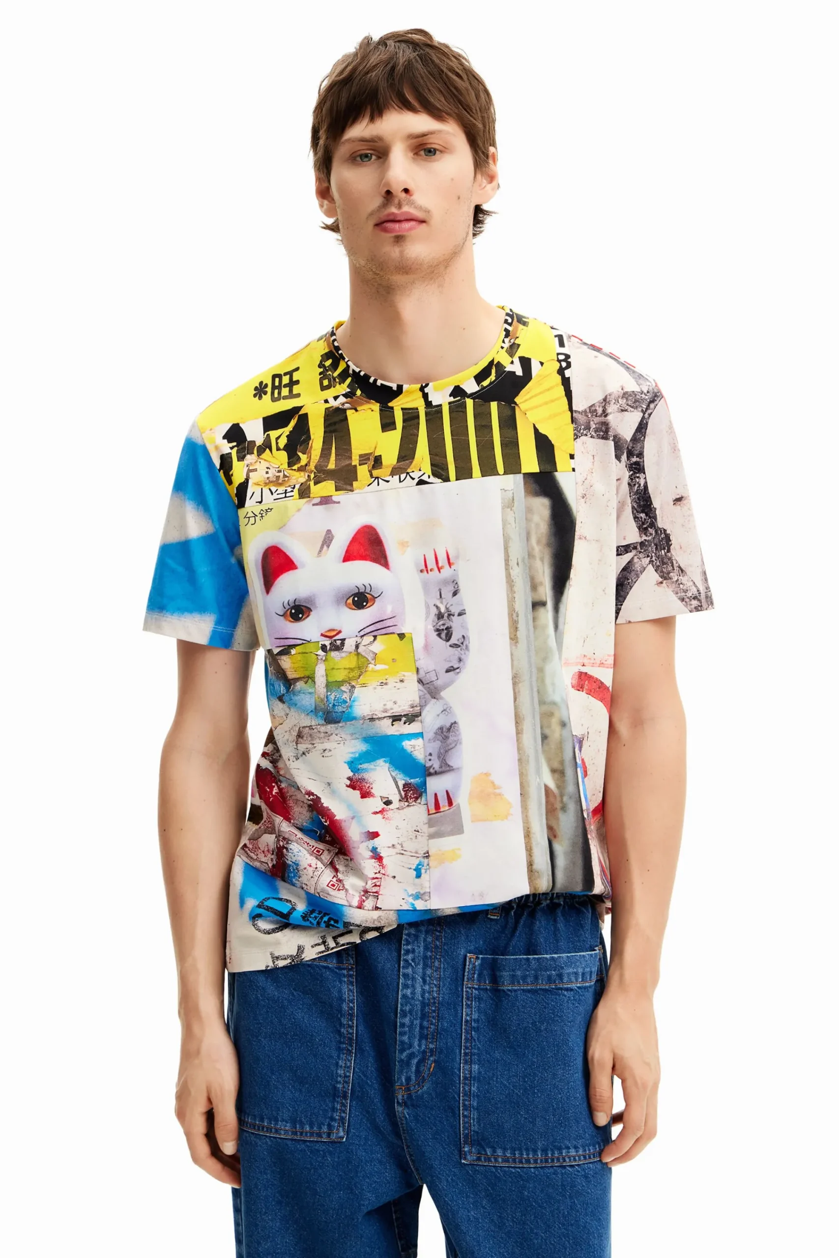 Camisetas-Desigual Camiseta japan street