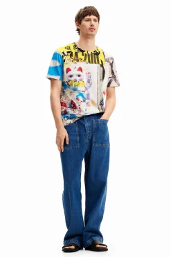 Camisetas-Desigual Camiseta japan street