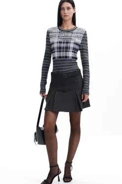 Ropa De Punto|Camisas Y Blusas-Desigual Camiseta jaspeada