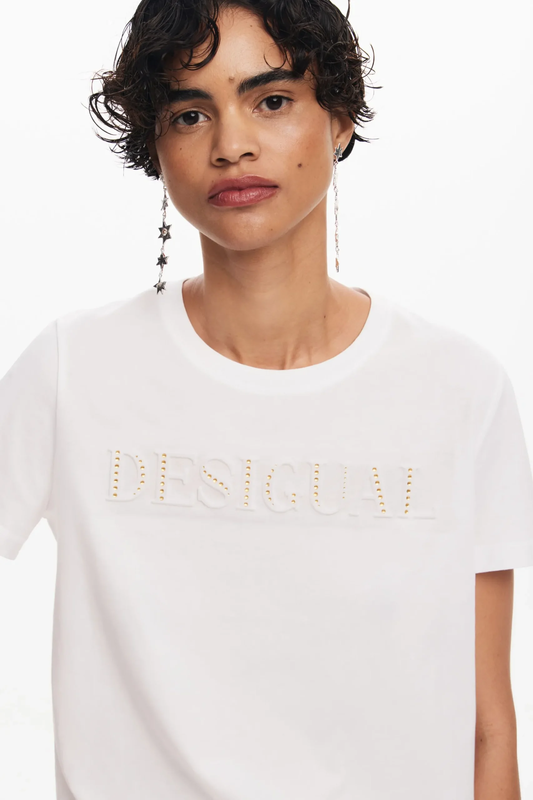 Camisas Y Blusas|Camisetas-Desigual Camiseta logotipo