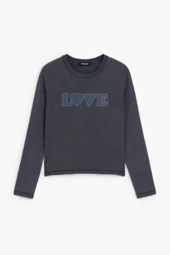 Camisas Y Blusas|Camisetas-Desigual Camiseta love