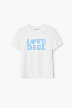 Camisas Y Blusas|Camisetas-Desigual Camiseta Love