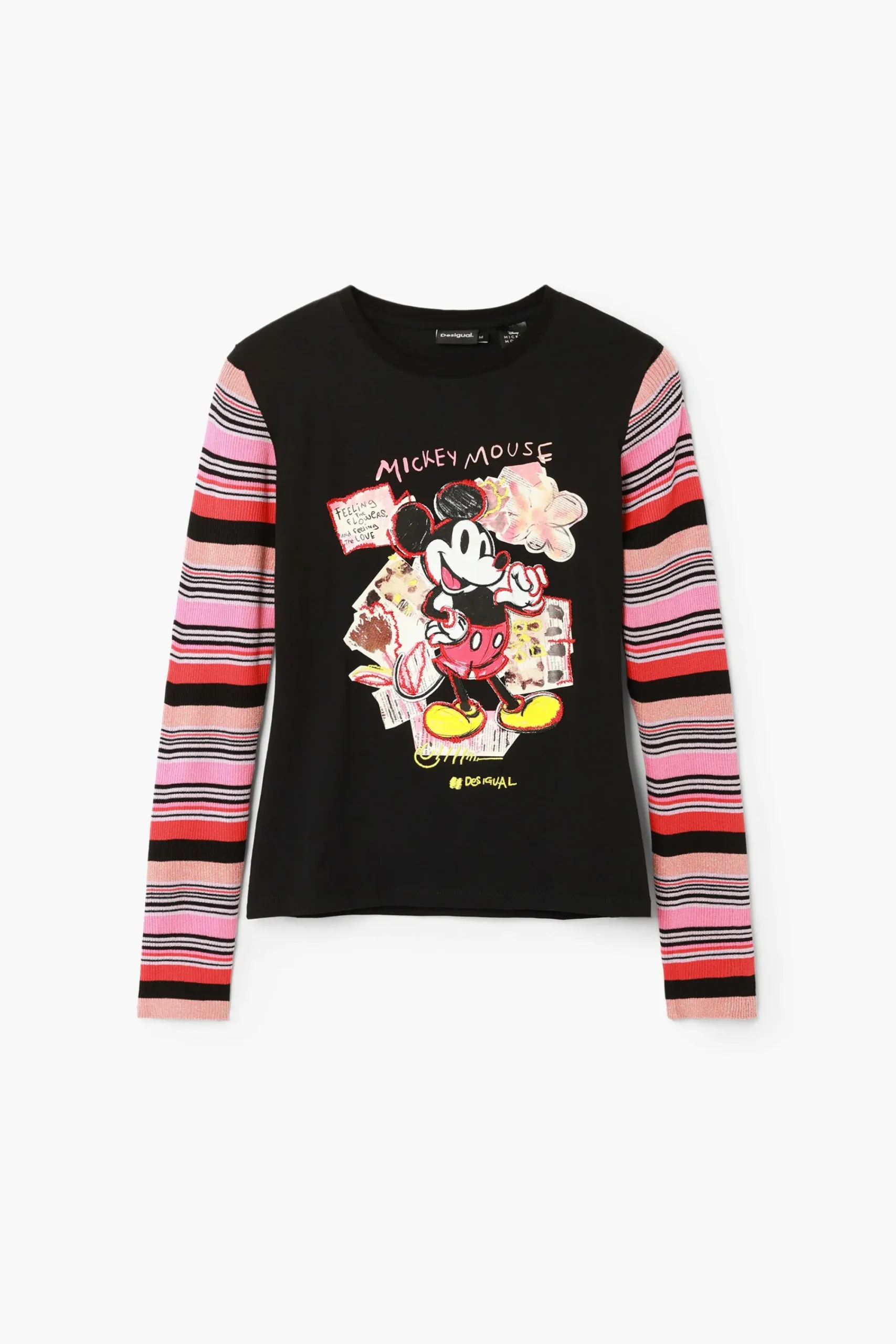 Camisas Y Blusas|Camisetas-Desigual Camiseta manga larga Mickey