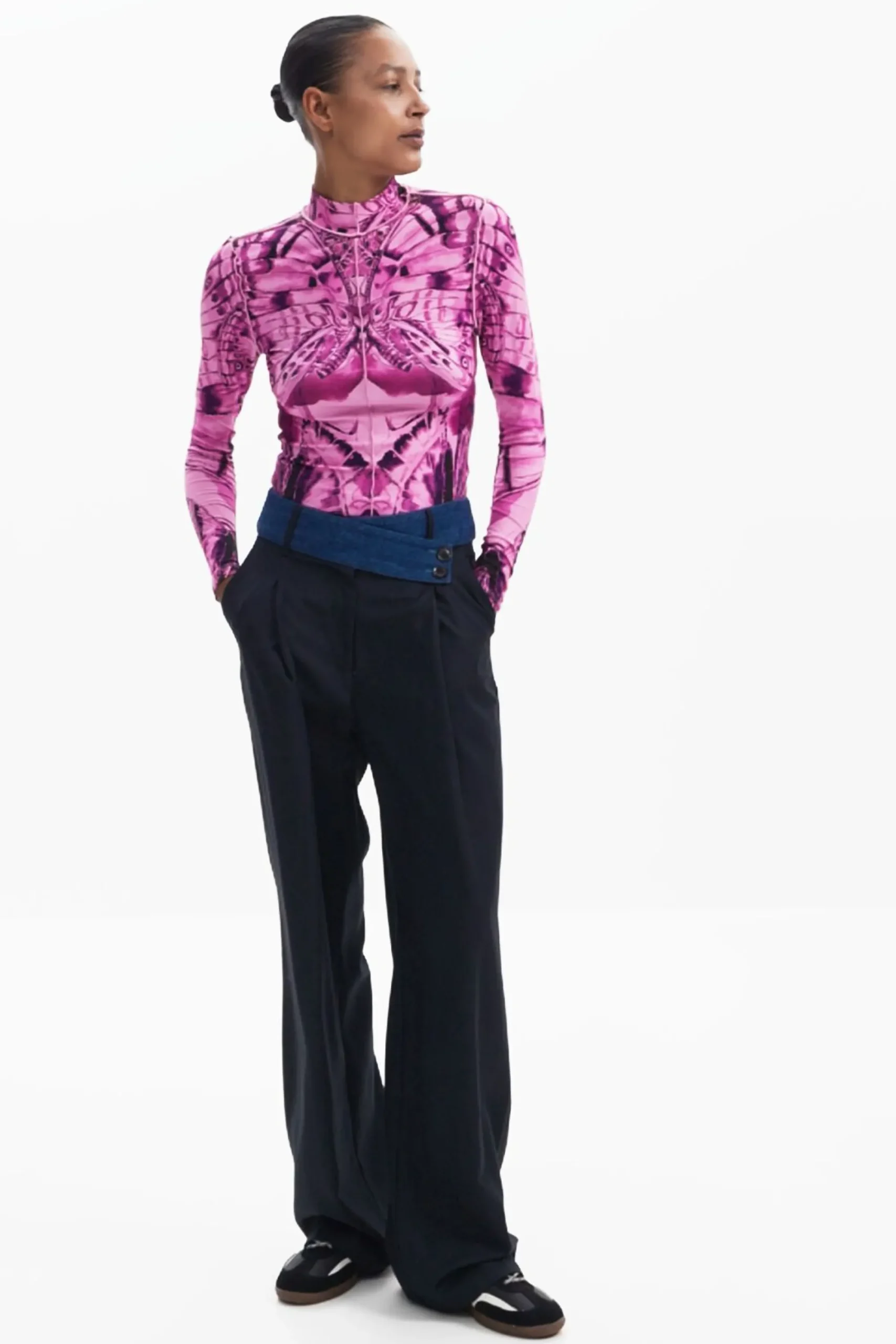 Camisas Y Blusas|Camisetas-Desigual Camiseta mariposa