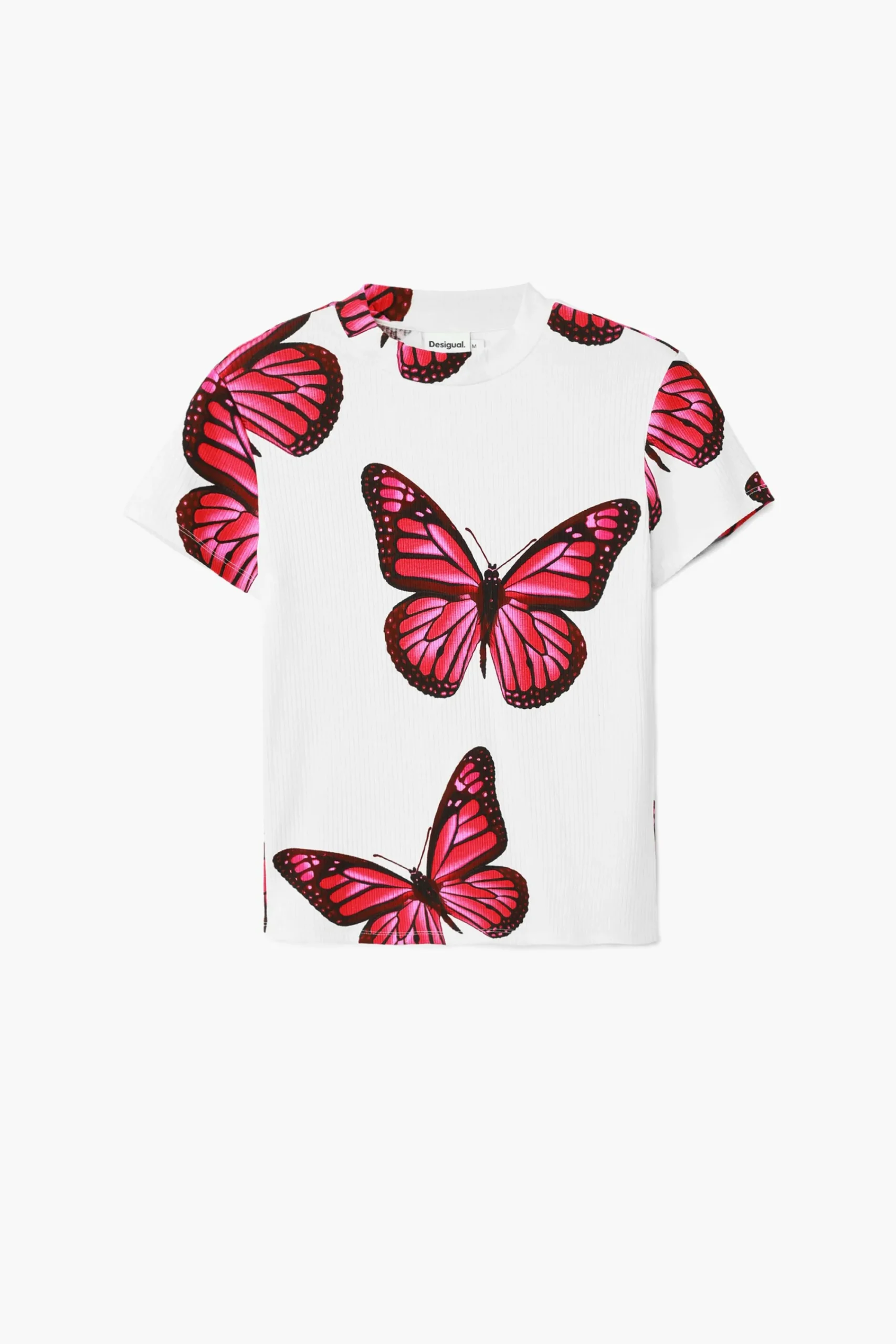 Ropa De Punto|Camisas Y Blusas-Desigual Camiseta mariposas