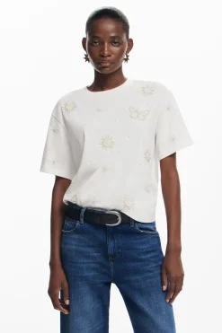 Camisas Y Blusas|Camisetas-Desigual Camiseta mariposas