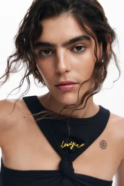 Camisas Y Blusas|Camisetas-Desigual Camiseta nudo