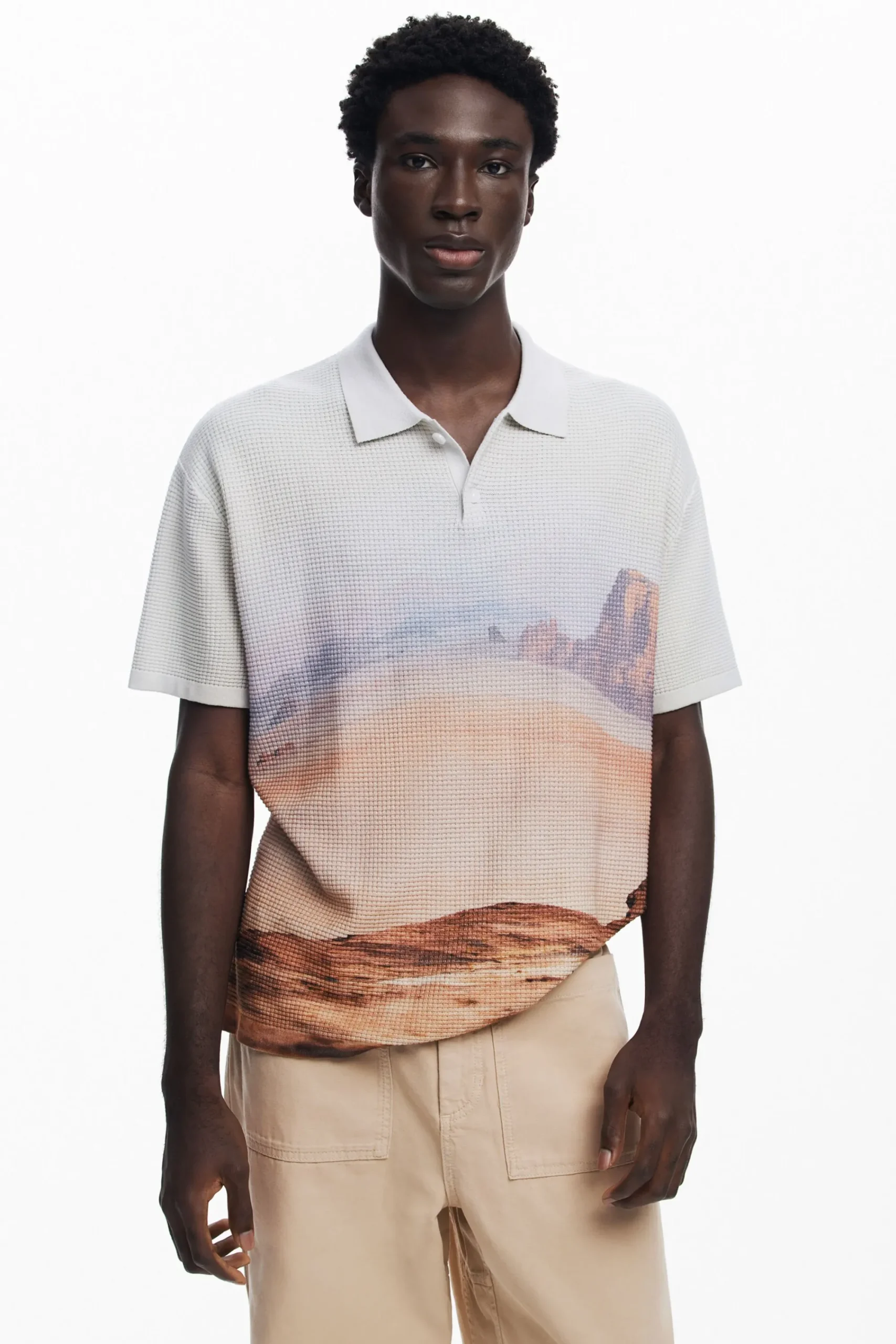 Camisetas-Desigual Camiseta paisaje
