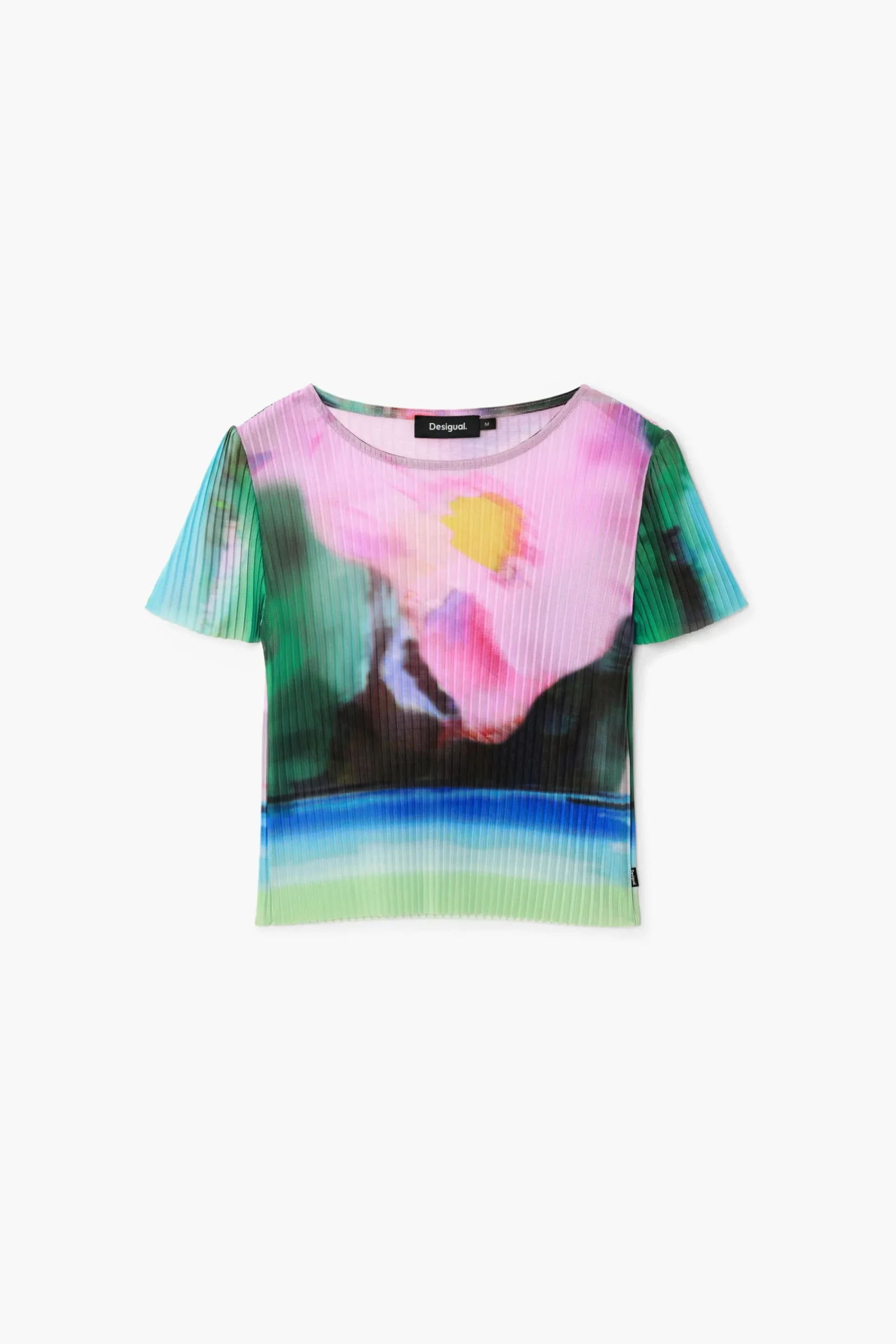 Camisas Y Blusas|Camisetas-Desigual Camiseta paisaje difuminado