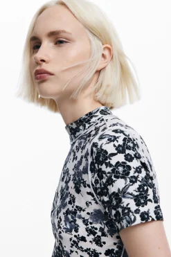 Camisas Y Blusas|Camisetas-Desigual Camiseta patchy flores