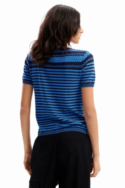 Camisas Y Blusas|Camisetas-Desigual Camiseta punto flor