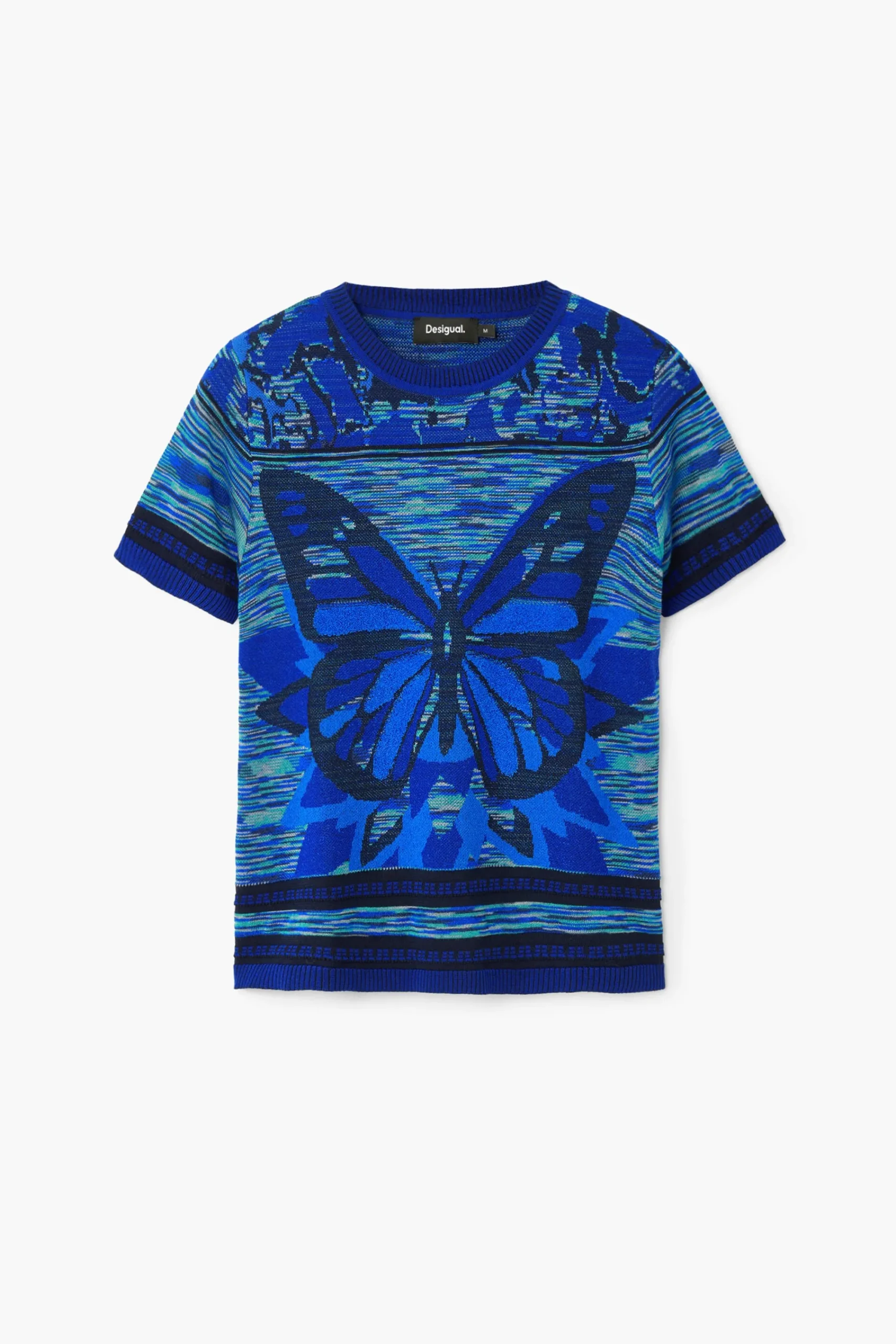 Ropa De Punto|Camisas Y Blusas-Desigual Camiseta punto mariposas