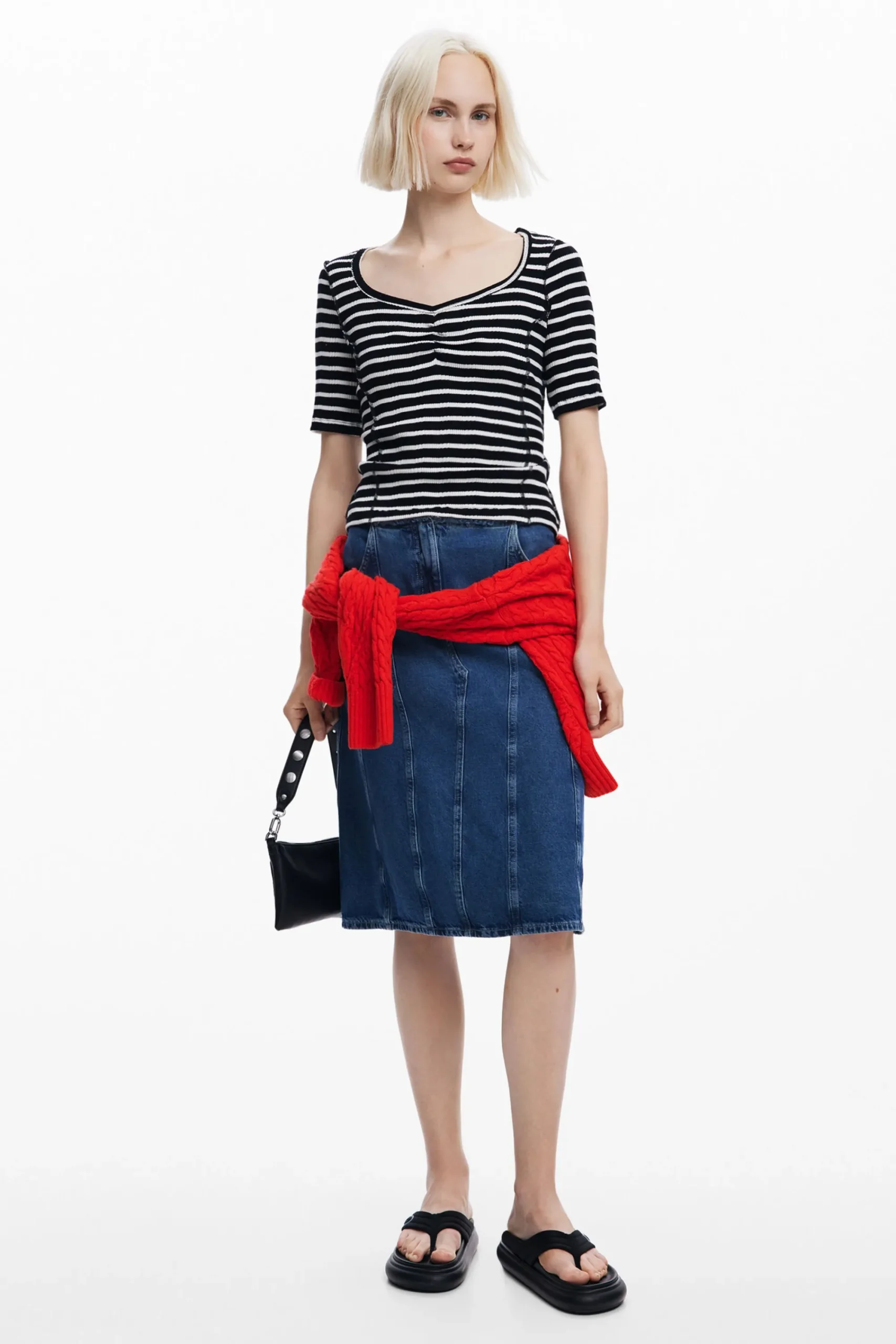 Camisas Y Blusas|Camisetas-Desigual Camiseta rayas