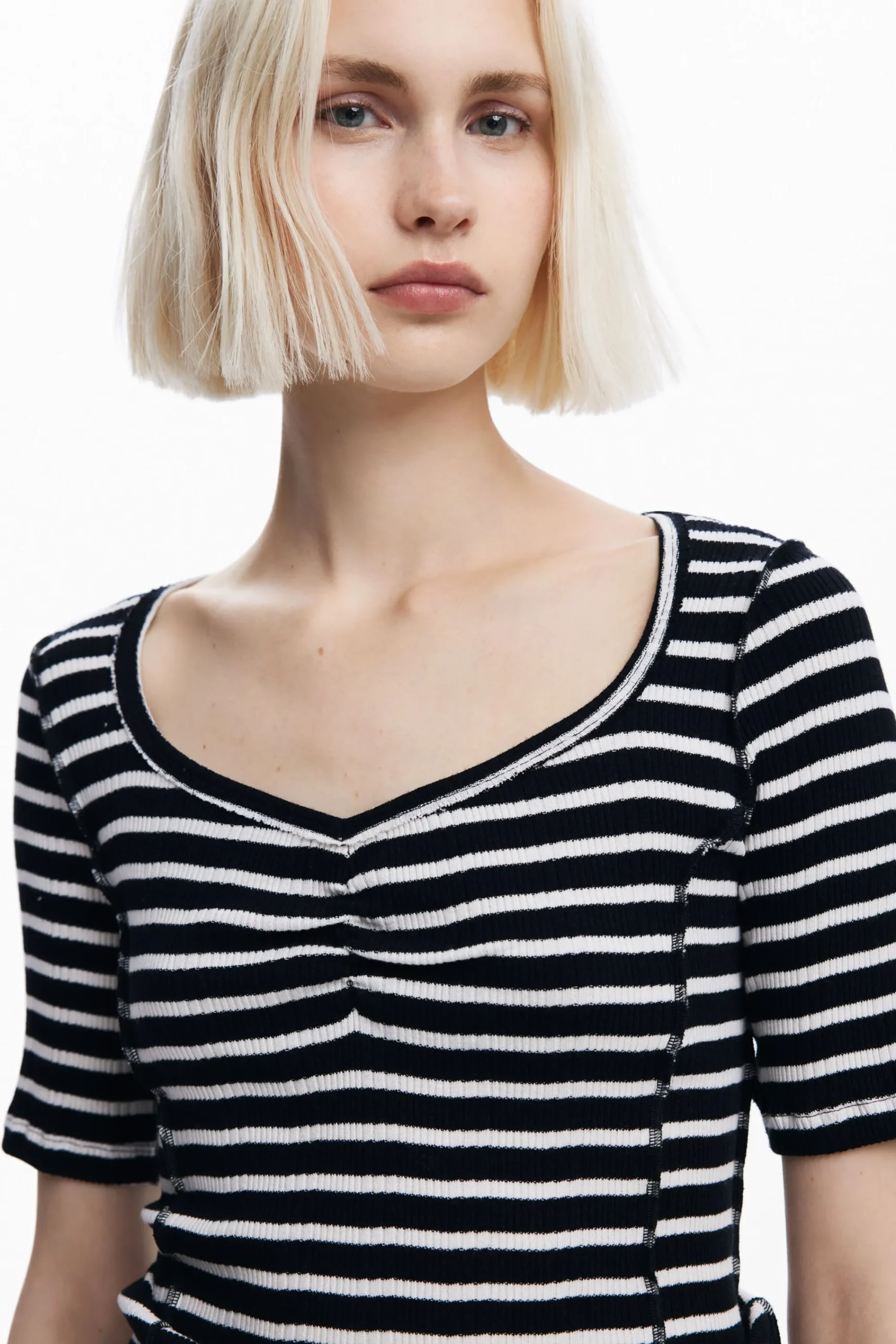 Camisas Y Blusas|Camisetas-Desigual Camiseta rayas