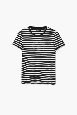 Camisas Y Blusas|Camisetas-Desigual Camiseta rayas corazón