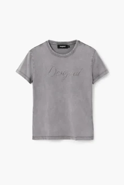 Camisas Y Blusas|Camisetas-Desigual Camiseta slim strass