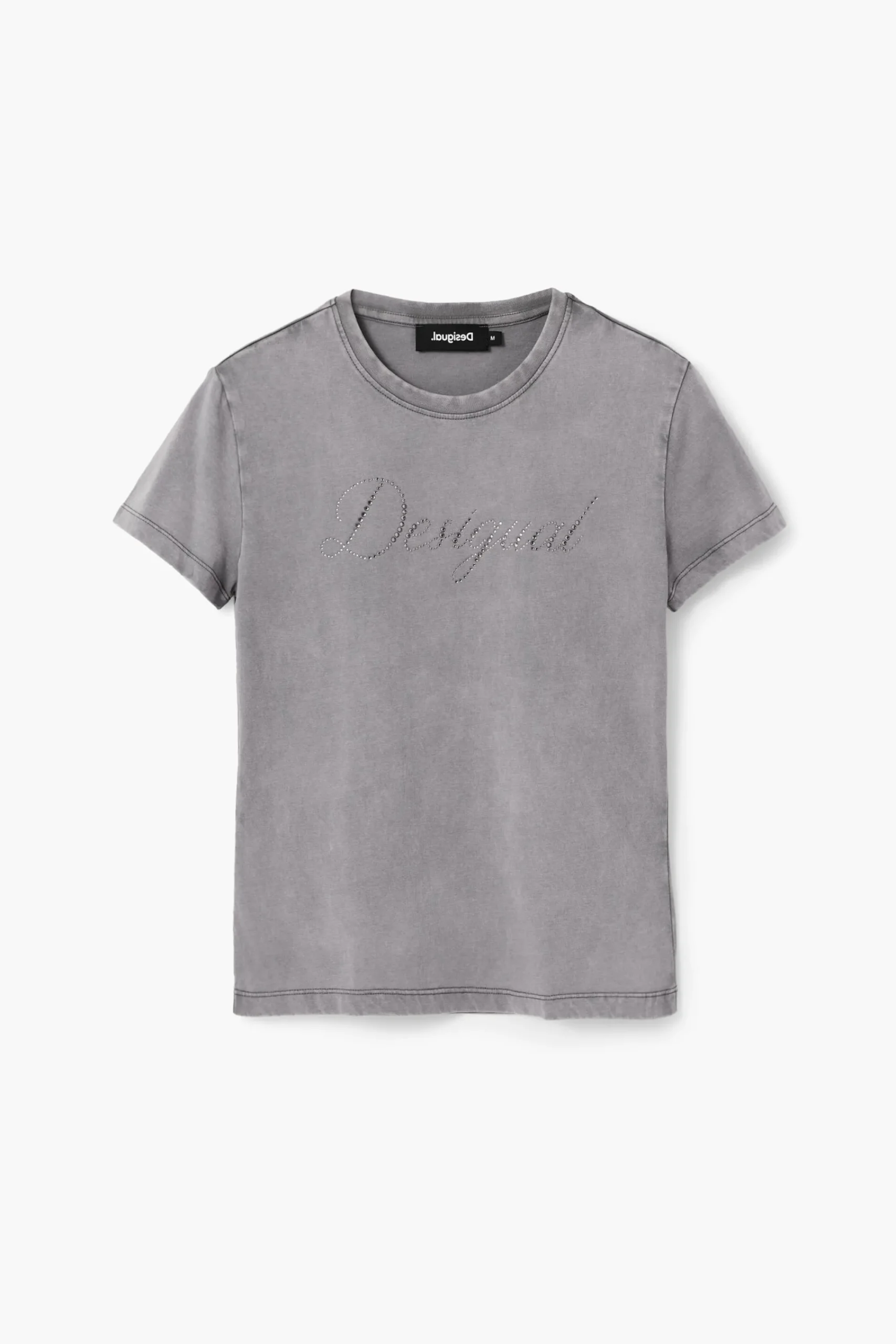Camisas Y Blusas|Camisetas-Desigual Camiseta slim strass
