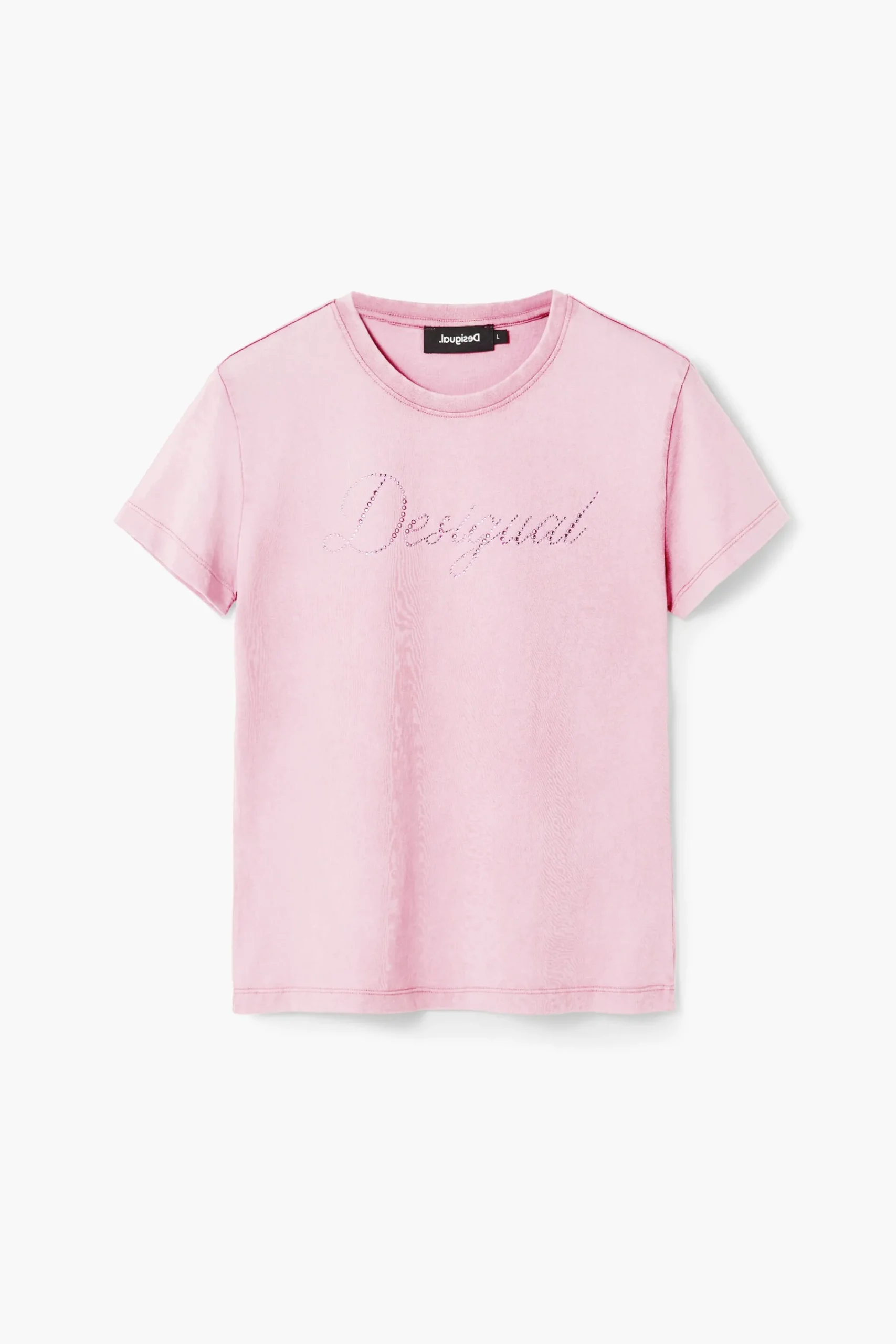 Camisas Y Blusas|Camisetas-Desigual Camiseta slim strass
