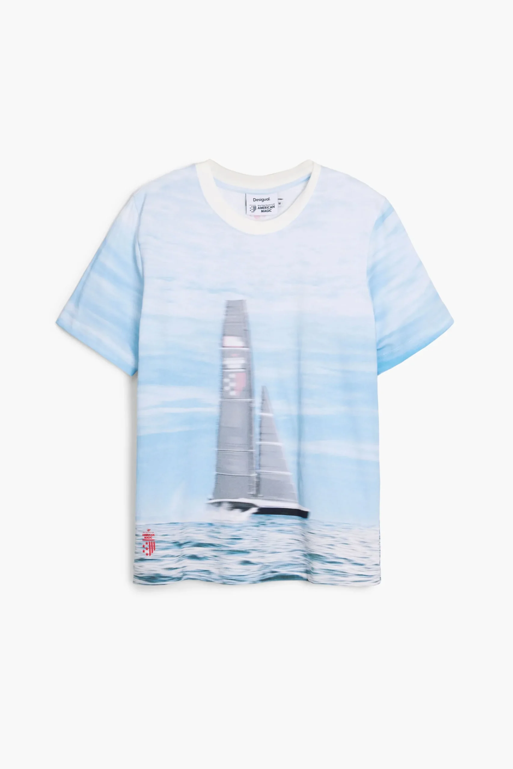 Camisas Y Blusas|Camisetas-Desigual Camiseta velero American Magic