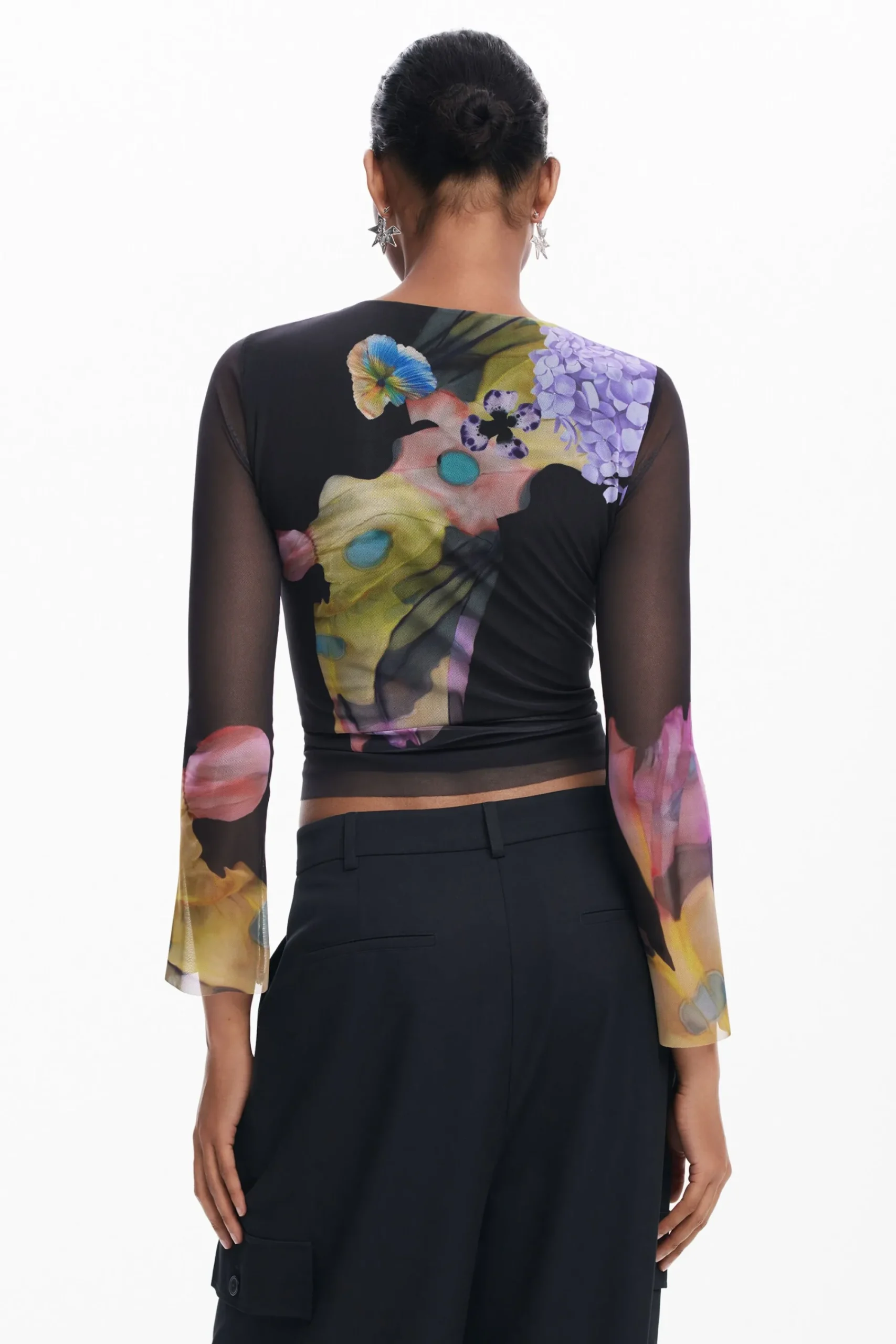 Camisas Y Blusas|Camisetas-Desigual Camisteta tul M. Christian Lacroix
