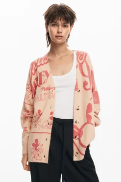 Ropa De Punto|Jerséis-Desigual Cardigan Mickey