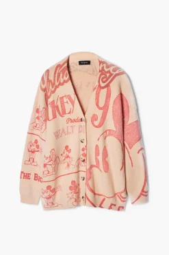 Ropa De Punto|Jerséis-Desigual Cardigan Mickey